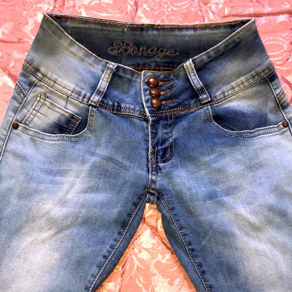Skinny Blue Jeans